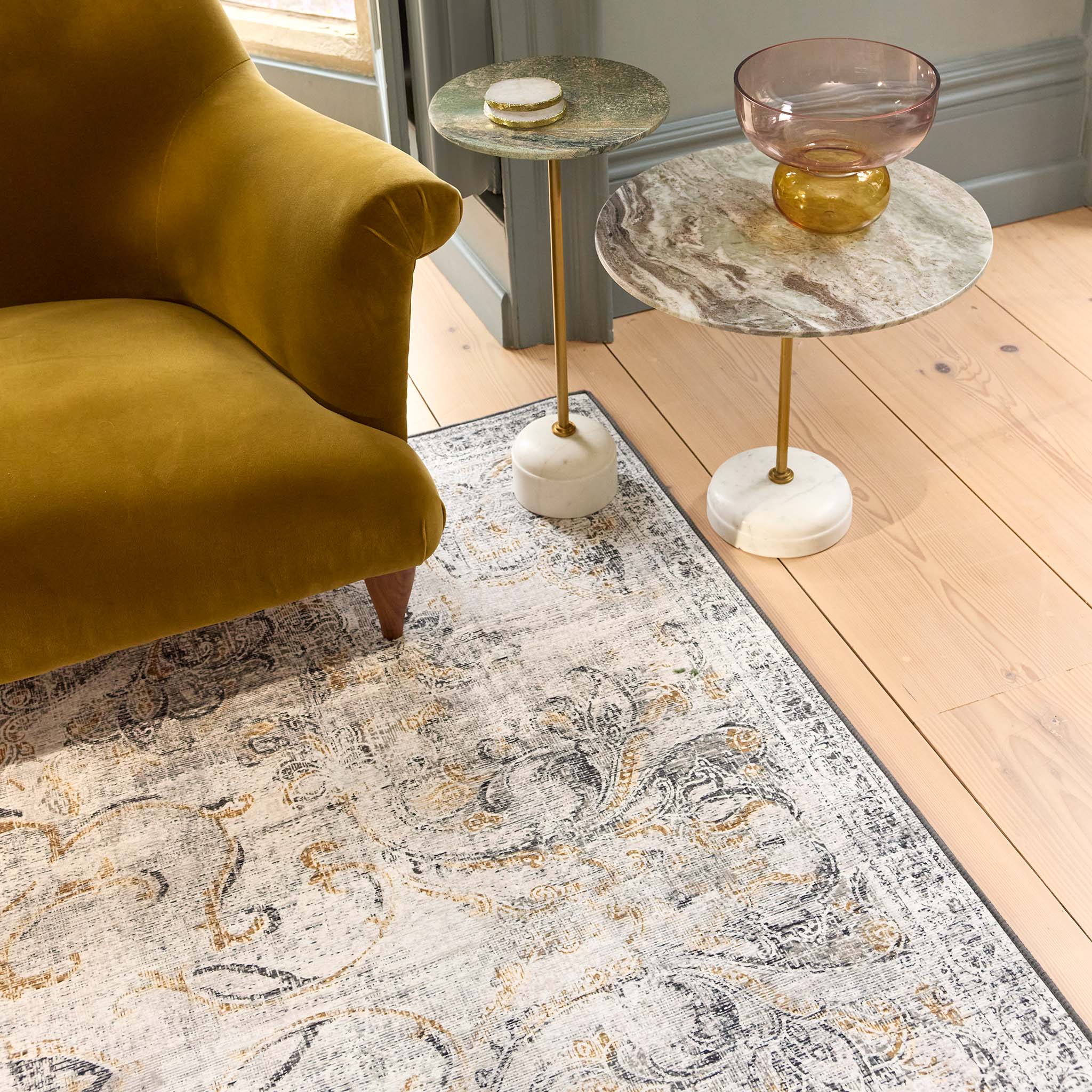 Hug Rug Eco-Washable Baroque - handmade