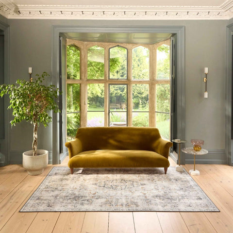 Hug Rug Eco-Washable Baroque Rugs Grey / 160X230 RUGS_and_MORE 5026134621640