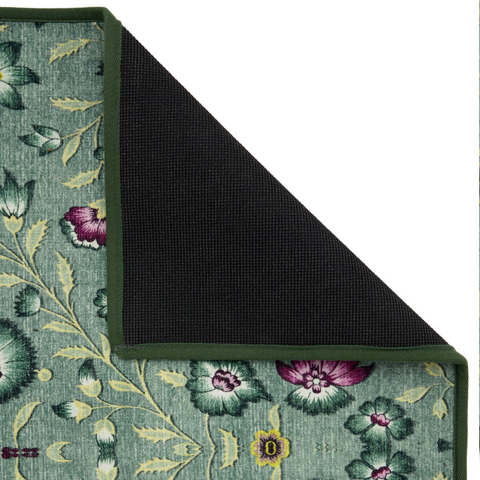 Hug Rug Eco-Washable Blossoming Vines - handmade