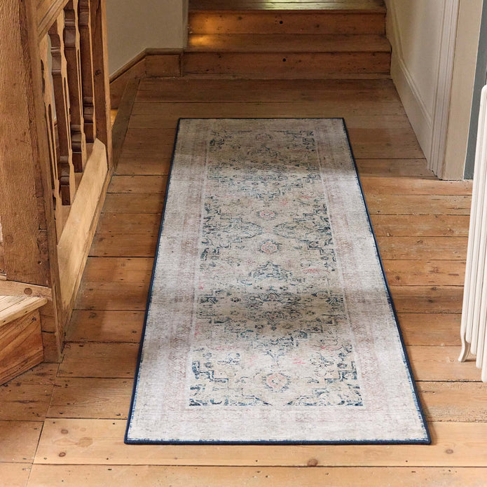 Hug Rug Eco-Washable Classical Blue - handmade