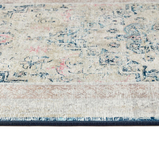 Hug Rug Eco-Washable Classical Blue Rugs Blue/Pink / 185X275 RUGS_and_MORE 5026134621855