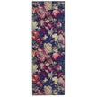 Hug Rug Eco-Washable Dark Florals - handmade