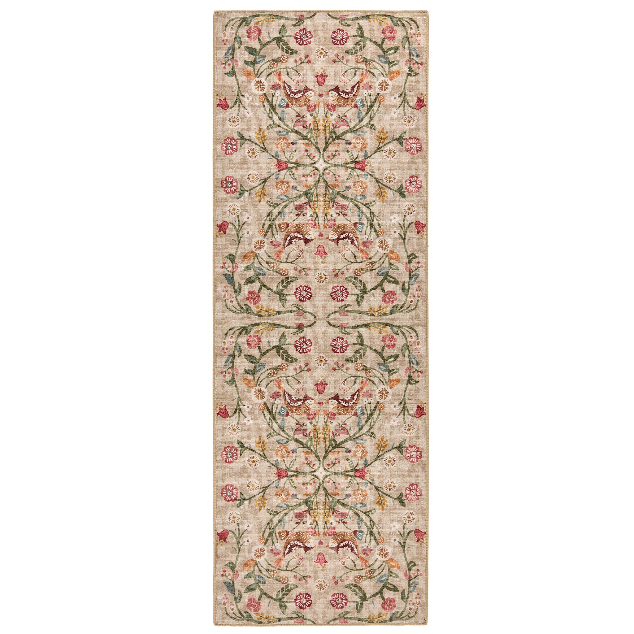 Hug Rug Eco-Washable Heritage Garden - handmade