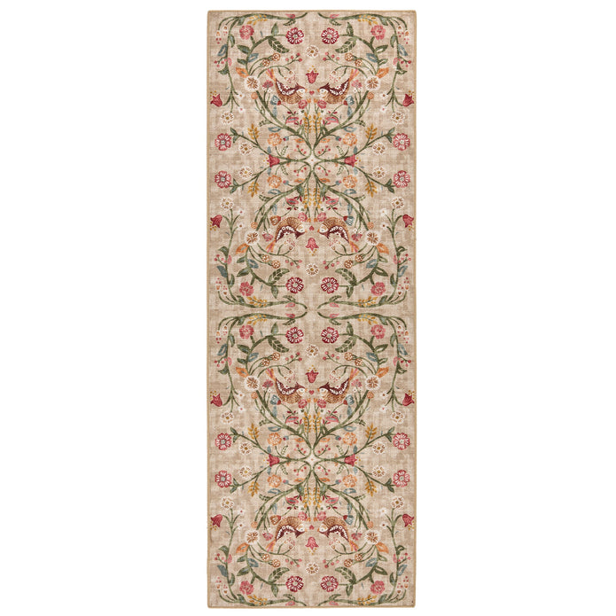 Hug Rug Eco-Washable Heritage Garden - handmade