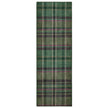 Hug Rug Eco-Washable Isla Plaid Emerald - handmade