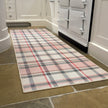Hug Rug Eco-Washable Isla Plaid Pink - handmade