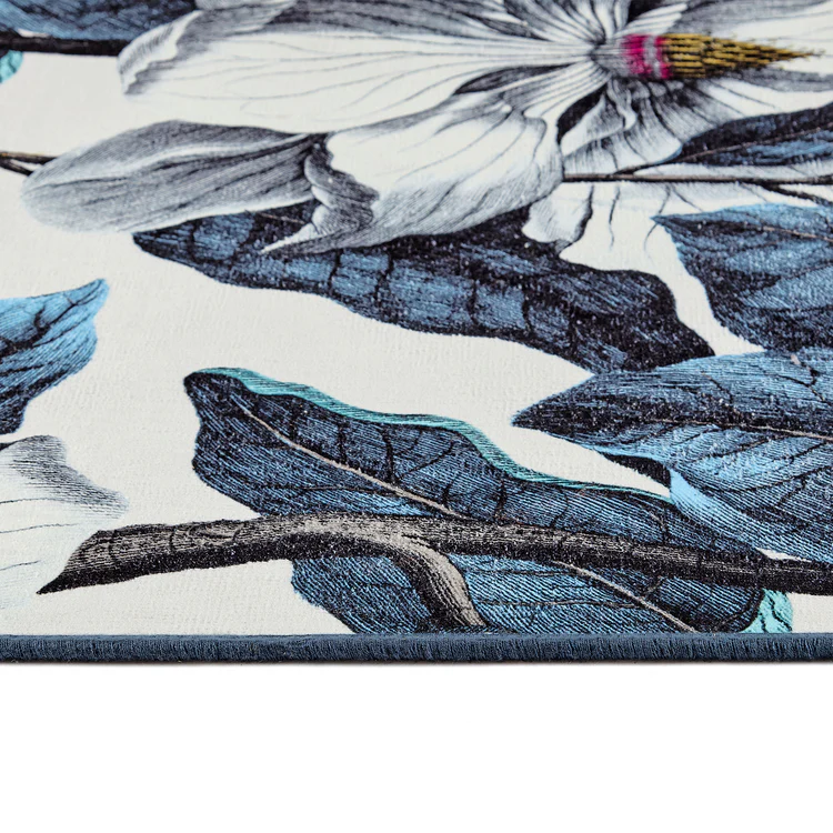 Hug Rug Eco-Washable Magnolia Garden - handmade