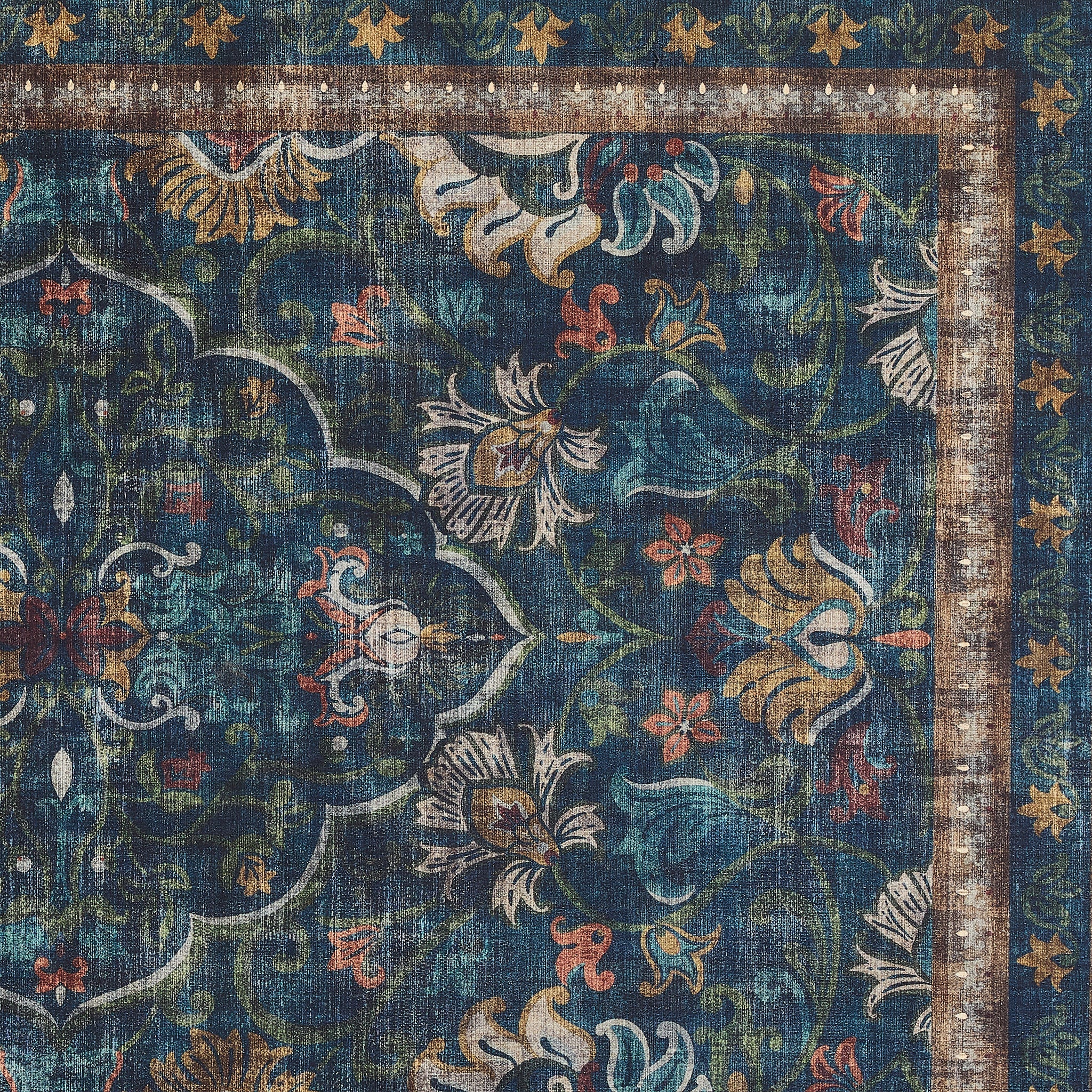 Hug Rug Eco-Washable Midnight Paisley - handmade