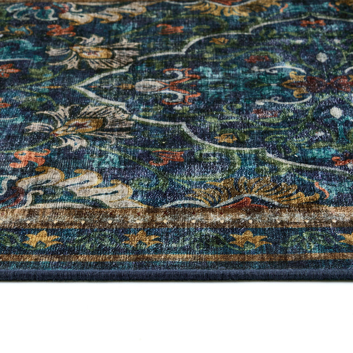 Hug Rug Eco-Washable Midnight Paisley - handmade