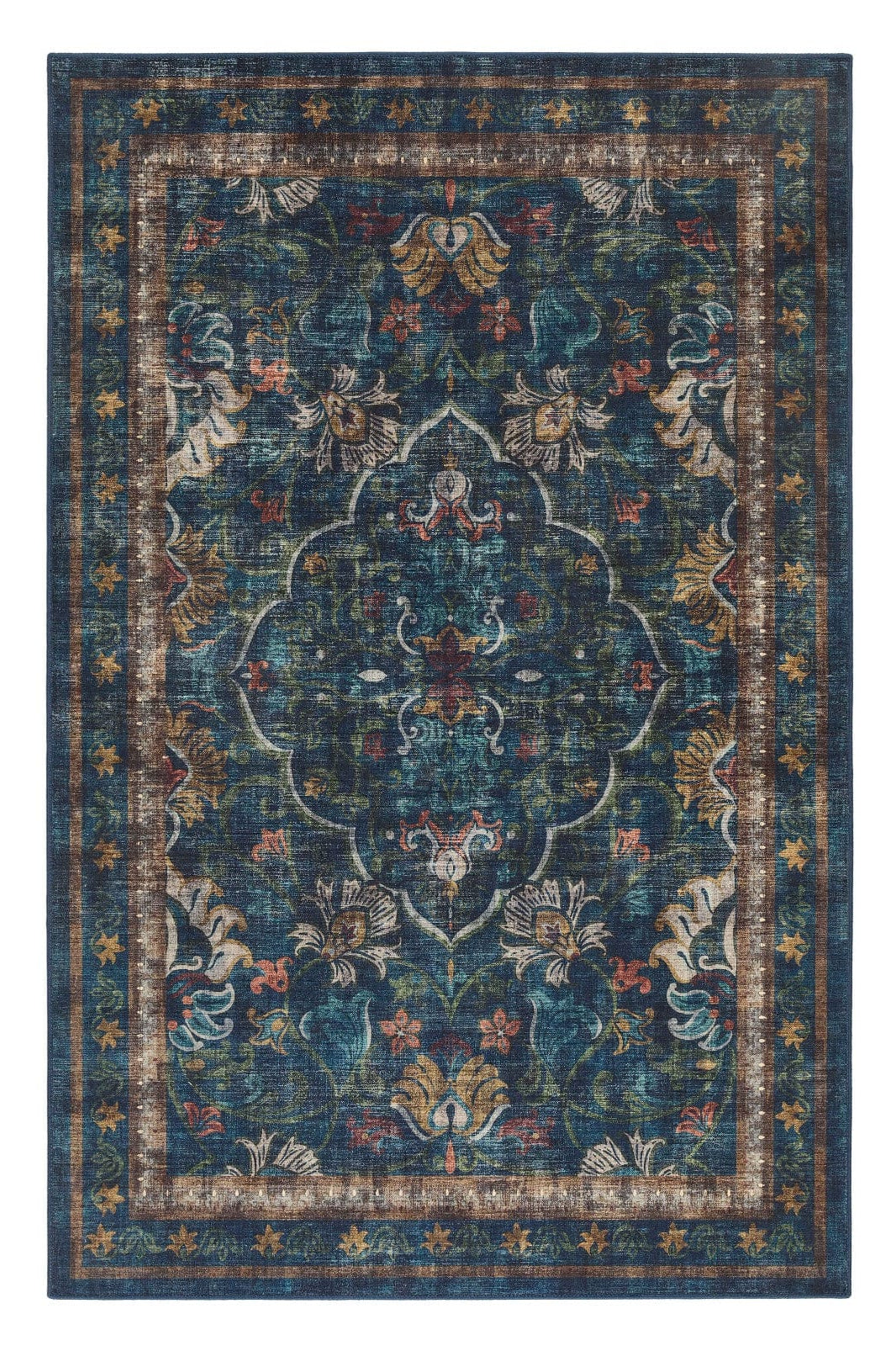 Hug Rug Eco-Washable Midnight Paisley Rugs RUGS_and_MORE