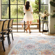 Hug Rug Eco-Washable Modern Damask - handmade