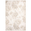 Hug Rug Eco-Washable Muted Floral Beige - handmade