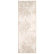 Hug Rug Eco-Washable Muted Floral Beige - handmade
