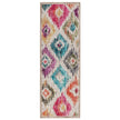 Hug Rug Eco-Washable Painted Ikat - handmade