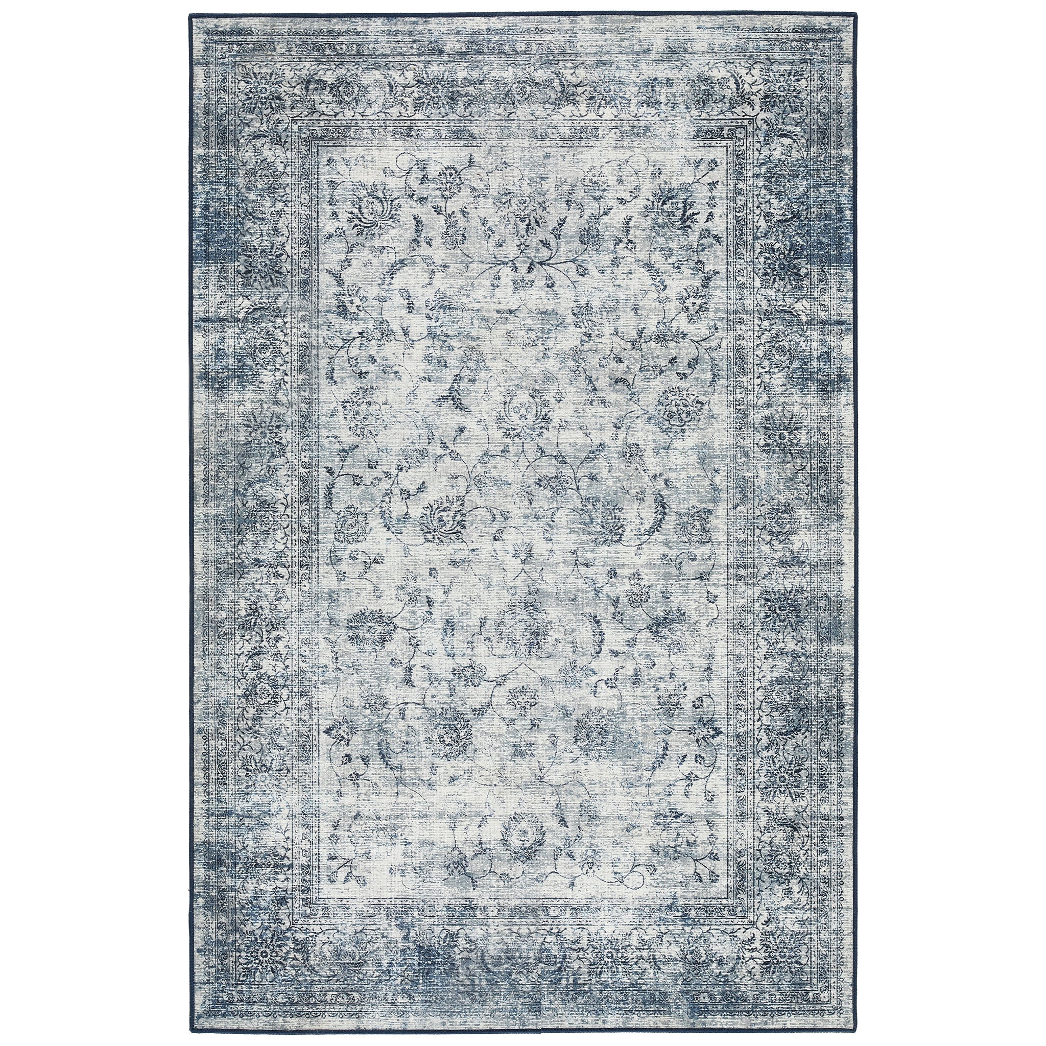 Hug Rug Eco-Washable Vintage Imperial Grey - handmade