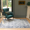 Hug Rug Eco-Washable Vintage Imperial Grey - handmade