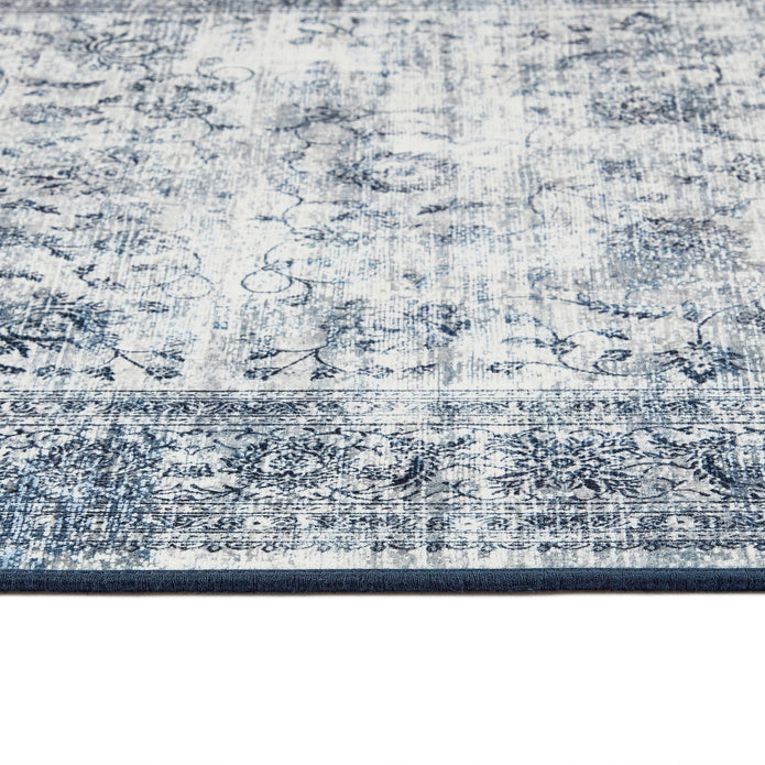 Hug Rug Eco-Washable Vintage Imperial Grey - handmade