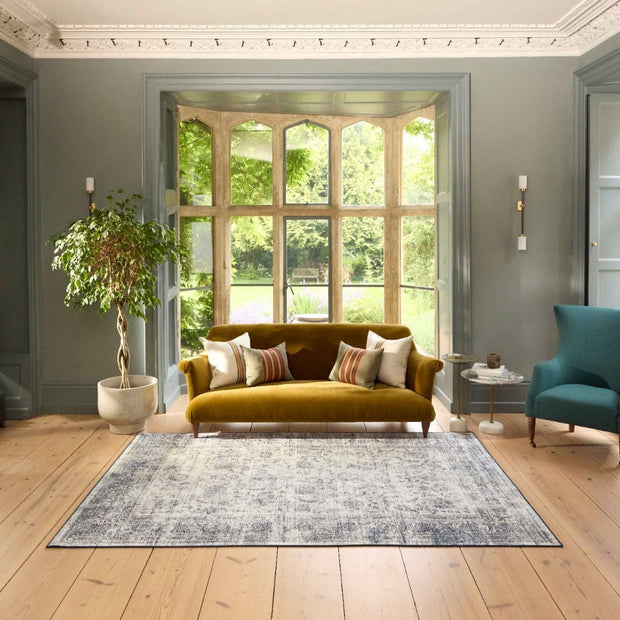 Hug Rug Eco-Washable Vintage Imperial Rugs 120x185 cm / Grey RUGS_and_MORE 5026134622357