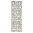Hug Rug Eco-Washable Vintage Scroll Green - handmade