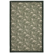 Hug Rug Eco-Washable Whimsical Woodland Green - handmade