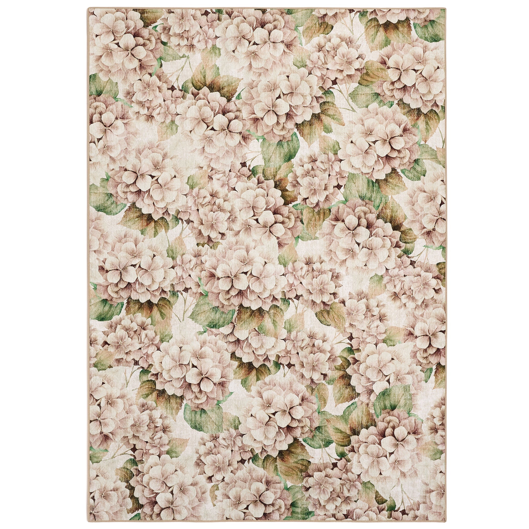 Hug Rug Eco-Washable Wild Hydrangea - handmade