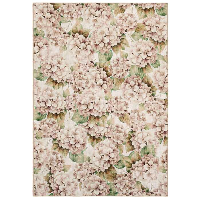 Hug Rug Eco-Washable Wild Hydrangea - handmade