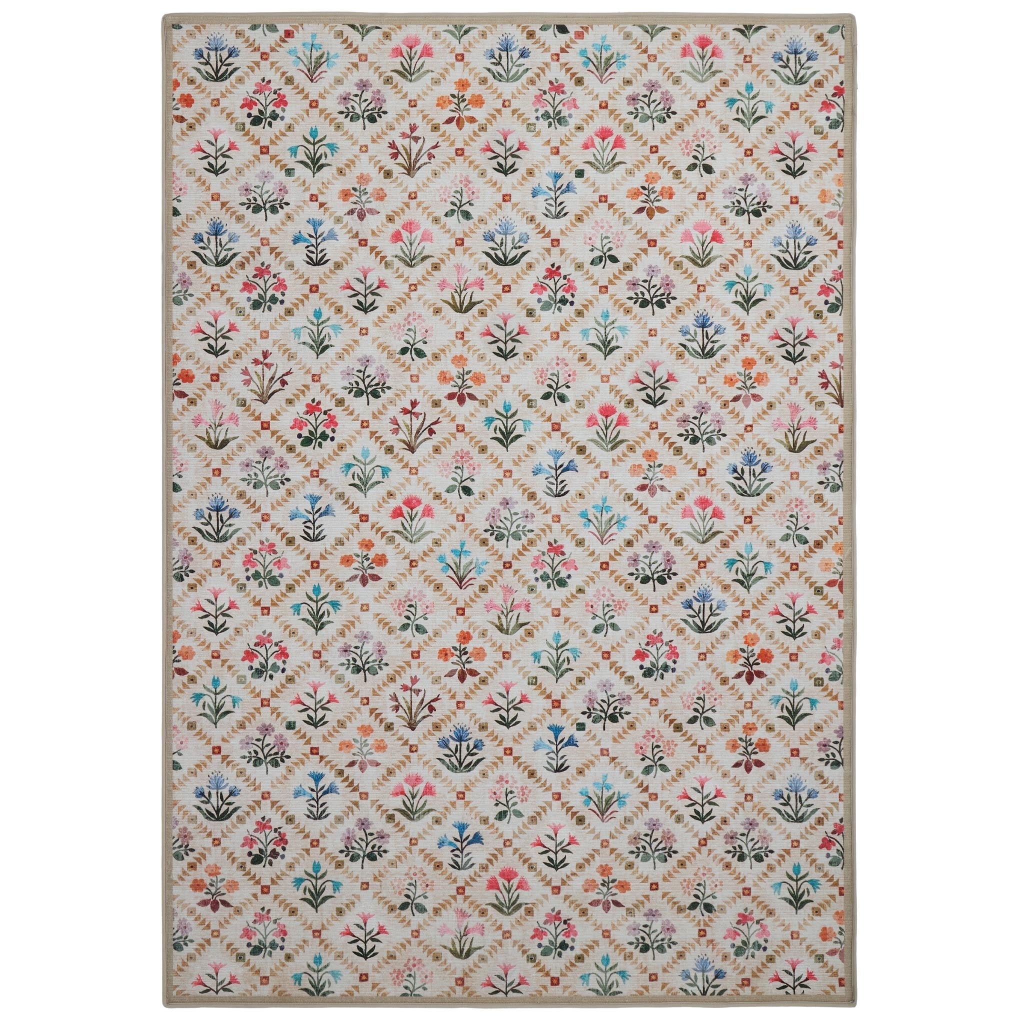 Hug Rug Eco-Washable Wildflower Patch - handmade