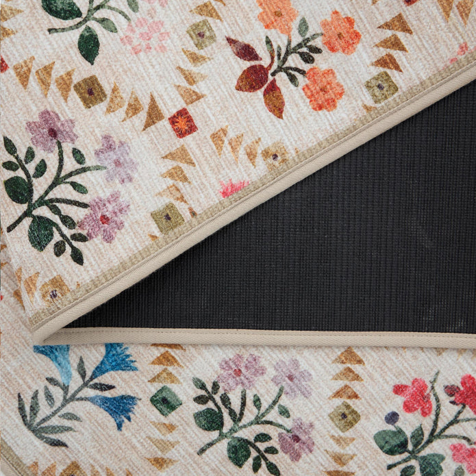 Hug Rug Eco-Washable Wildflower Patch - handmade