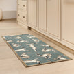 Hug Rug Farmhouse Hares - handmade