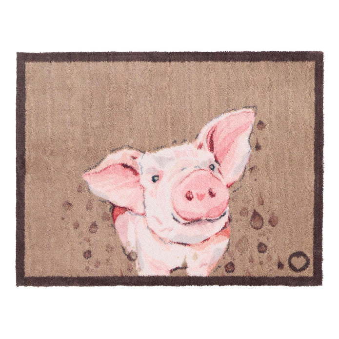 Hug Rug Farmyard Pig - handmade