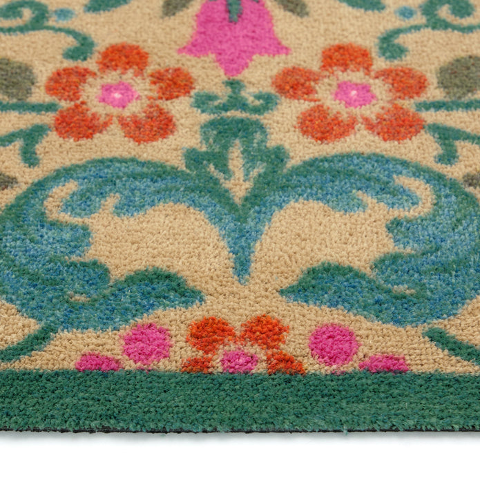 Hug Rug Folk Floral - handmade