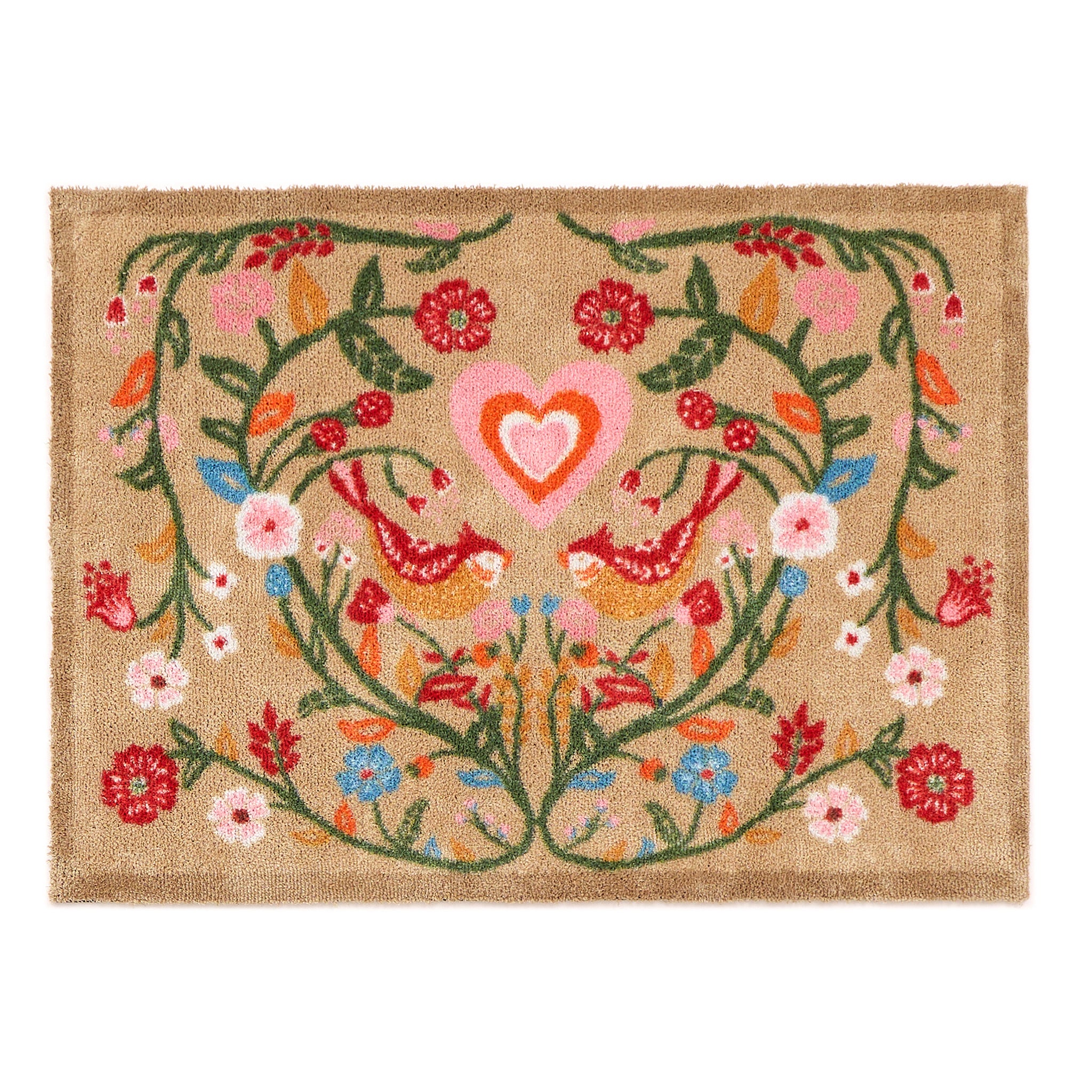 Hug Rug Garden Lovebirds - handmade