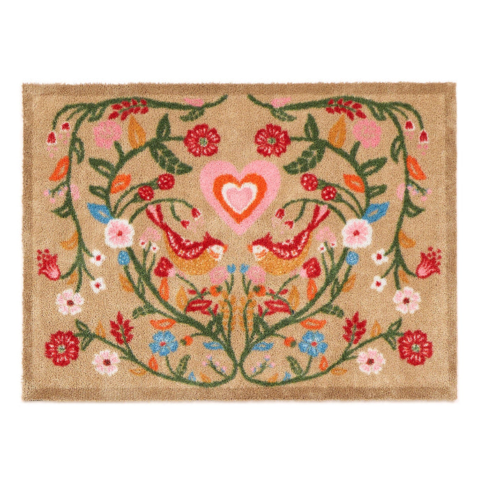 Hug Rug Garden Lovebirds - handmade