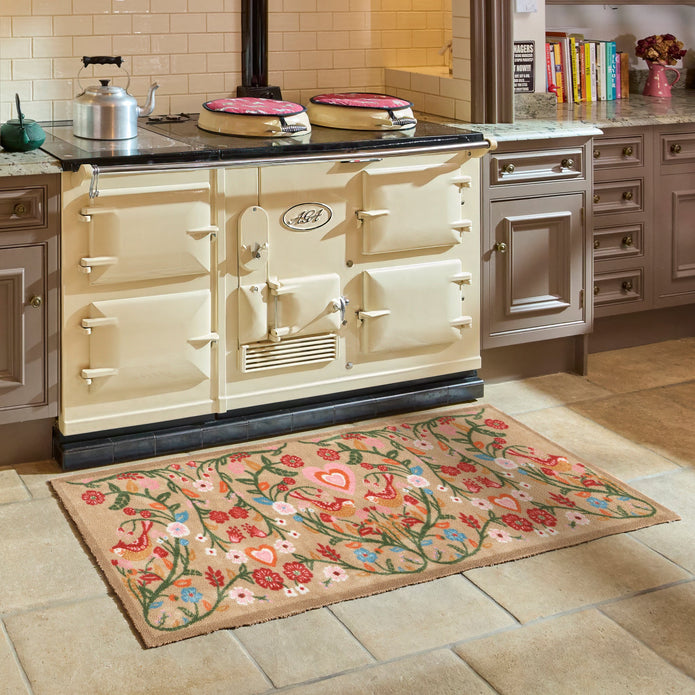 Hug Rug Garden Lovebirds - handmade