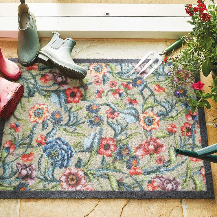 Hug Rug - Garden Multi Floral 2 - handmade