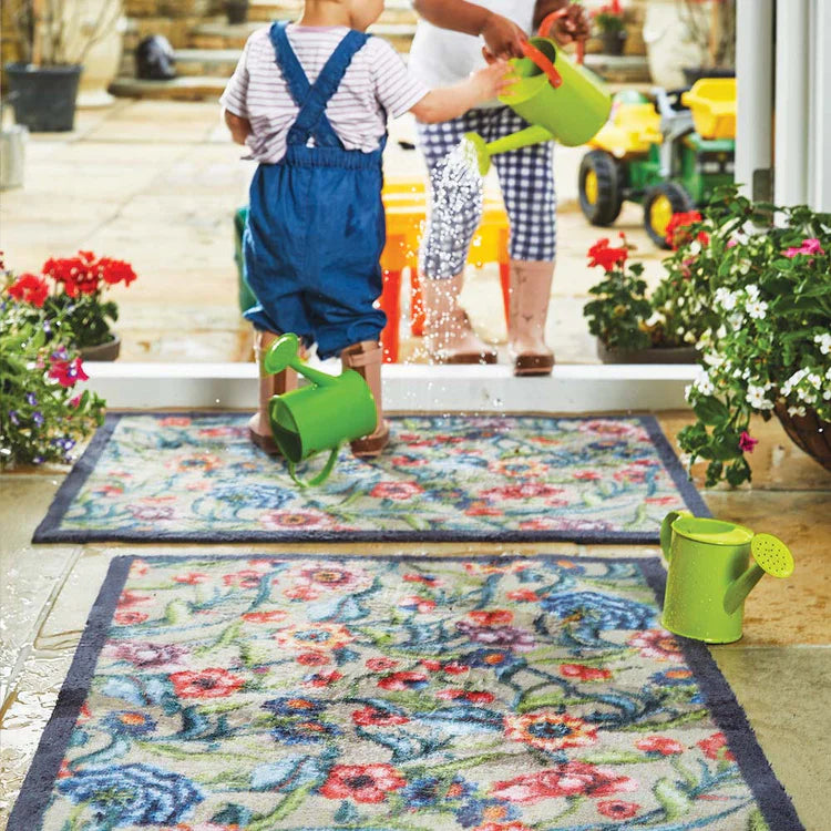 Hug Rug - Garden Multi Floral 2 - handmade