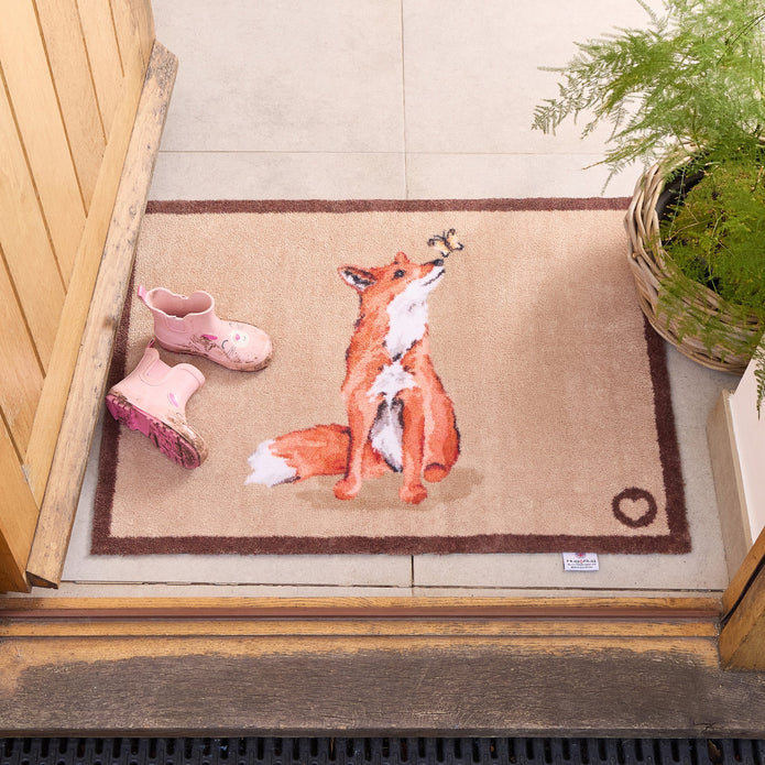 Hug Rug Ginger Fox - handmade