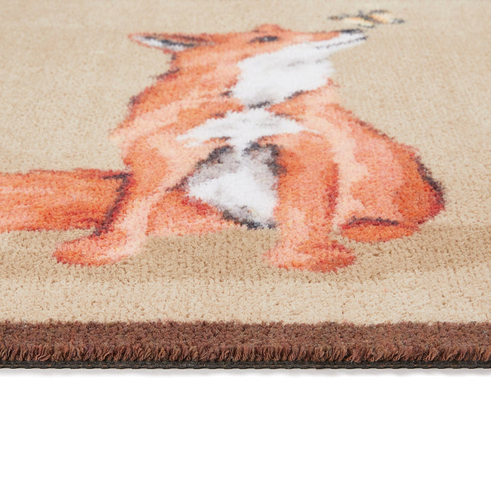 Hug Rug Ginger Fox - handmade