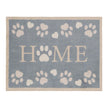 Hug Rug Home Paws Blue - handmade