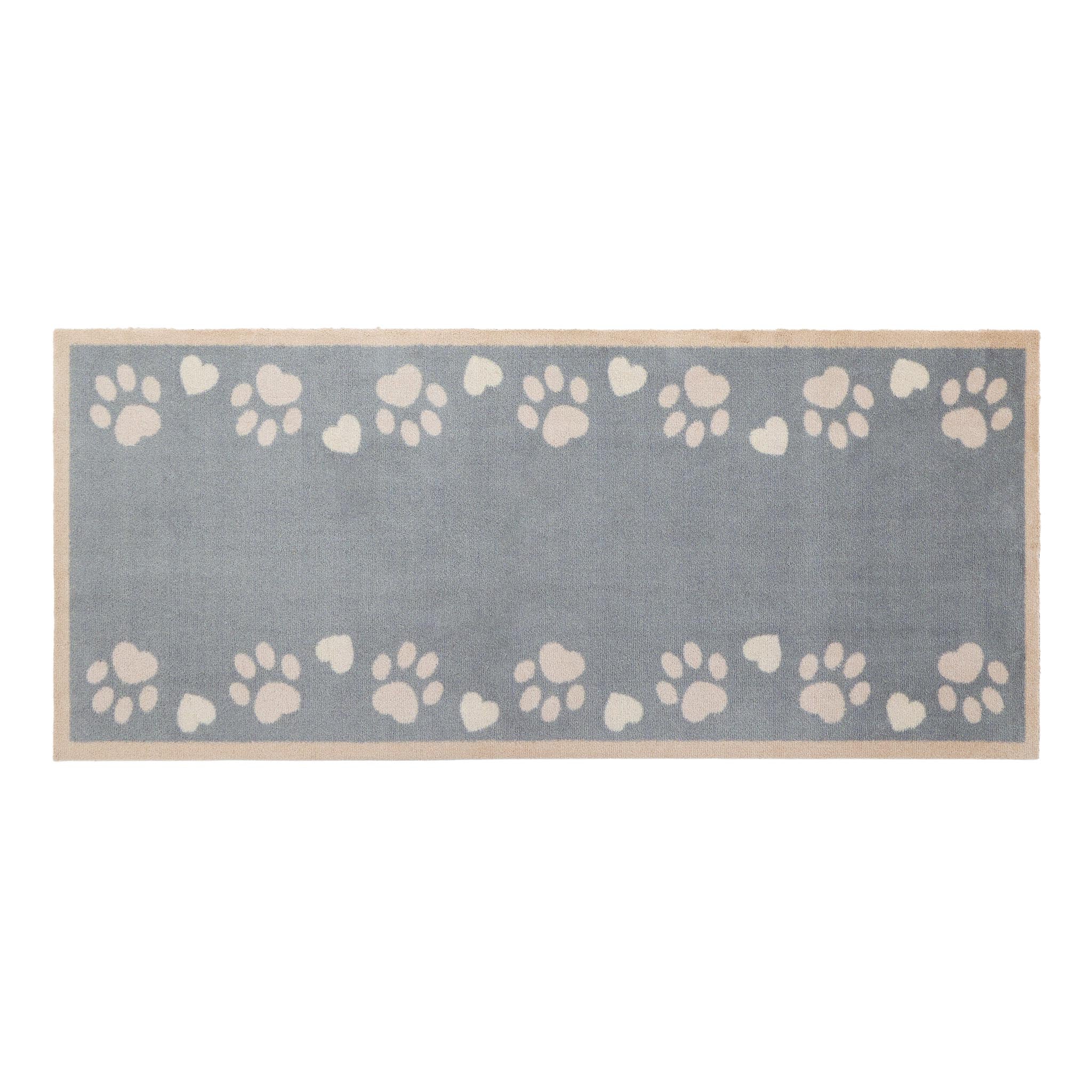 Hug Rug Home Paws Blue - handmade
