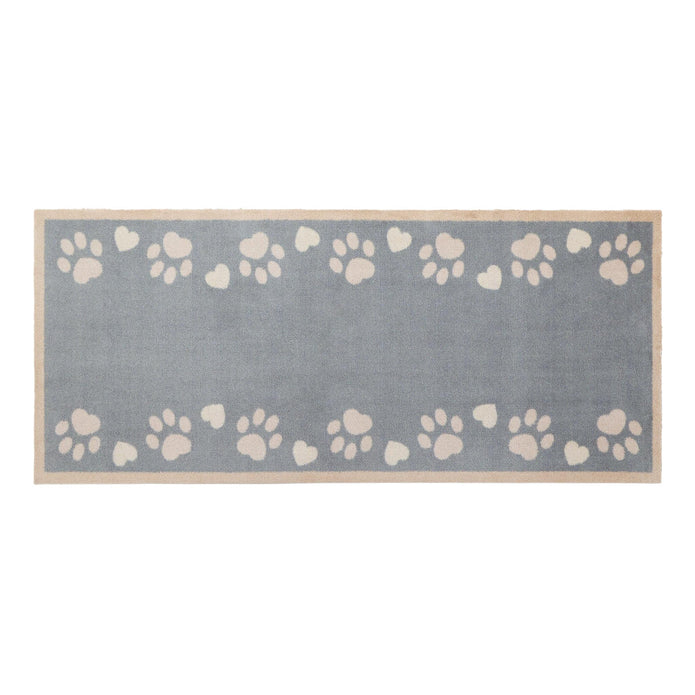 Hug Rug Home Paws Blue - handmade