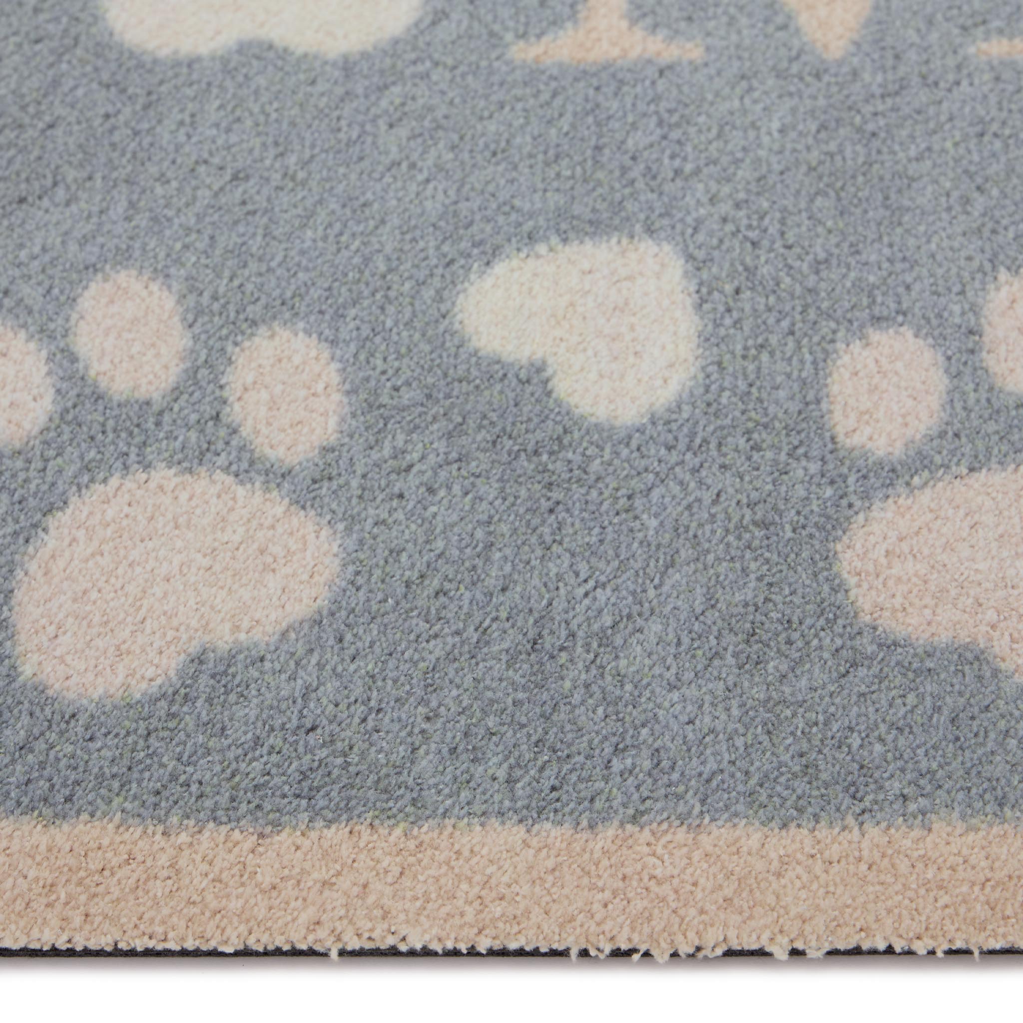 Hug Rug Home Paws Blue - handmade