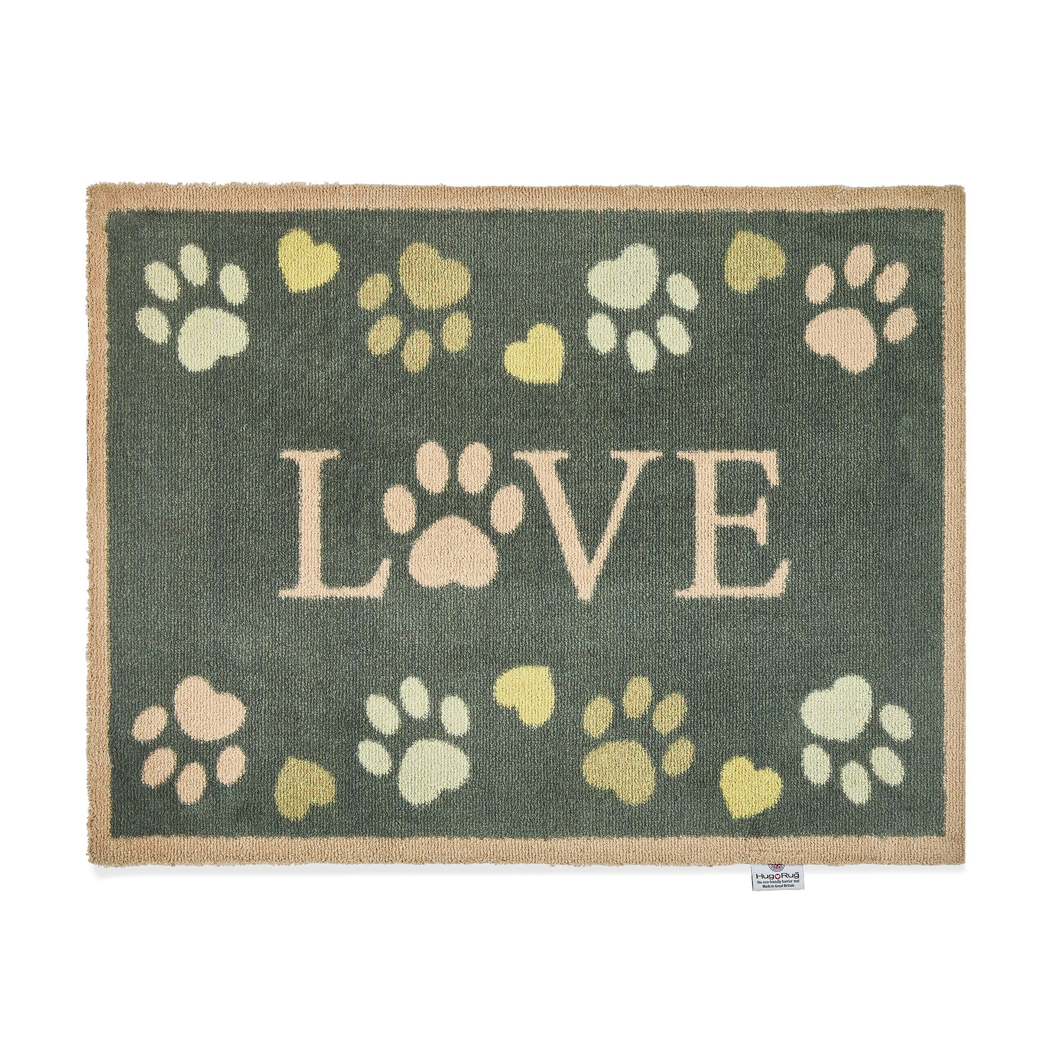Hug Rug Love Paws - handmade