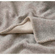 Hug Rug Luxury Wool Throw Sandstone / Uniform 140X220 - handmade