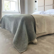 Hug Rug Luxury Wool Throw Sandstone / Uniform 140X220 - handmade
