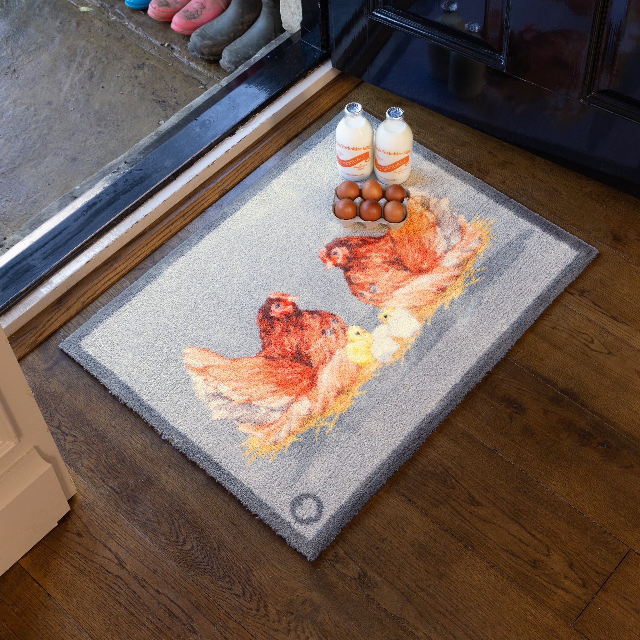 Hug Rug Mother Hens - handmade