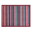 Hug Rug Multi Stripe Red - handmade