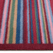 Hug Rug Multi Stripe Red - handmade
