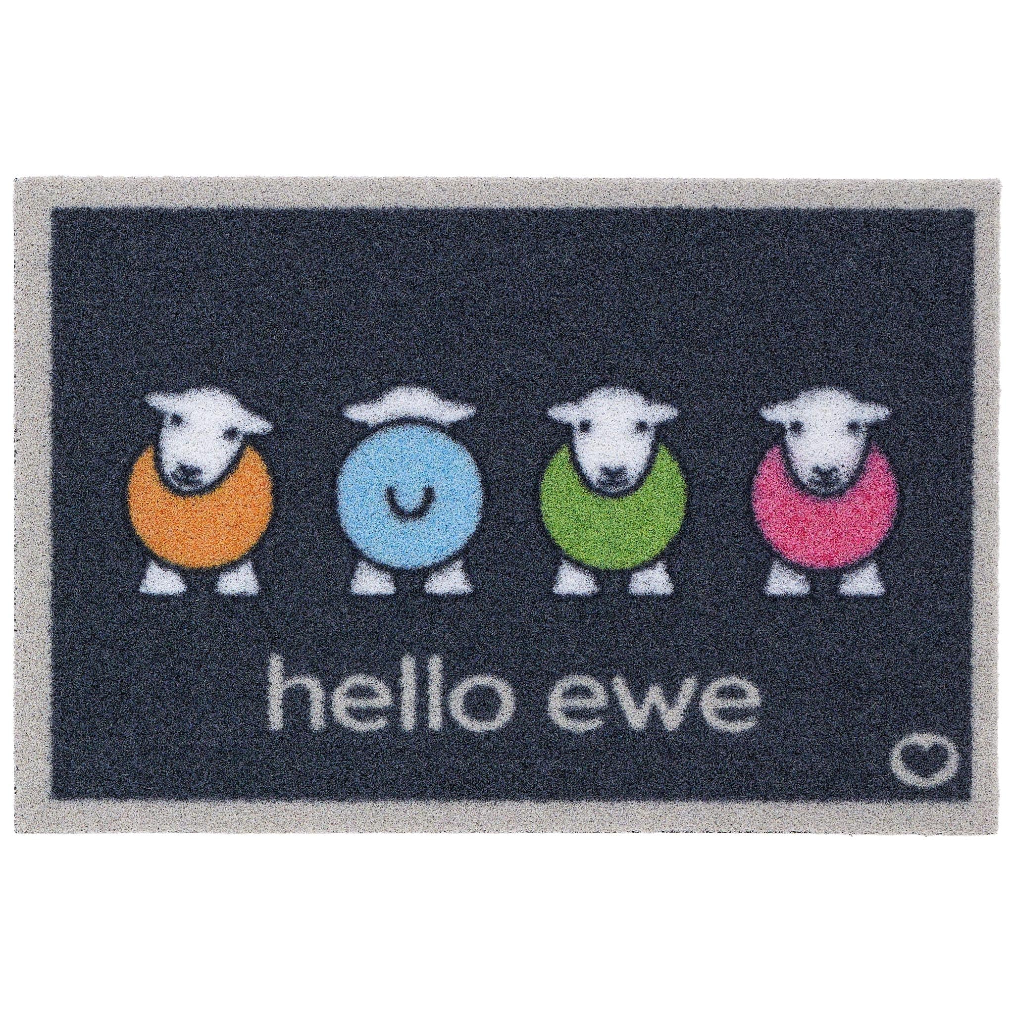 Hug Rug Outdoor Hello Ewe - handmade
