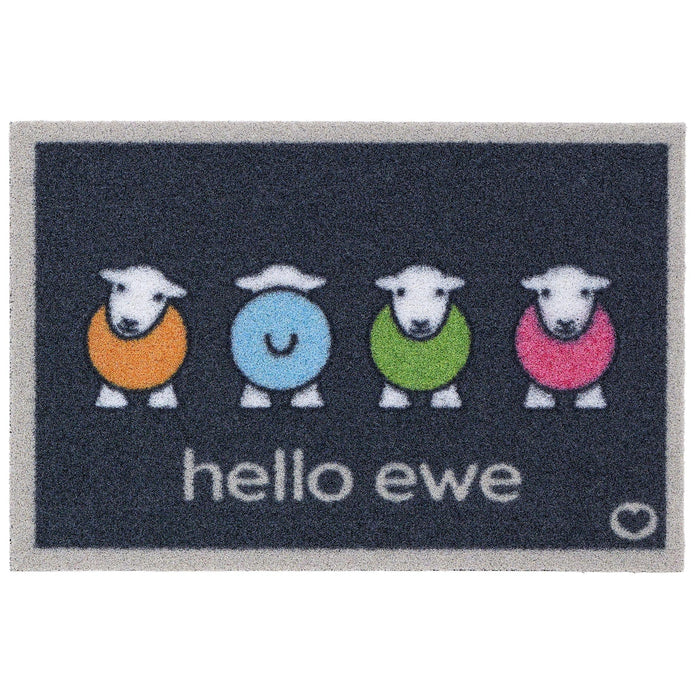 Hug Rug Outdoor Hello Ewe - handmade